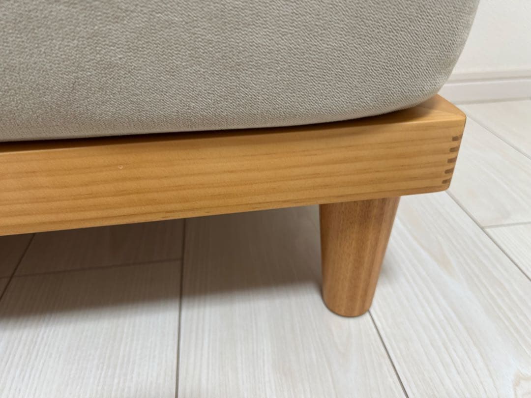 Soroi オットマン 美品 ベージュ(新品カバー付き)