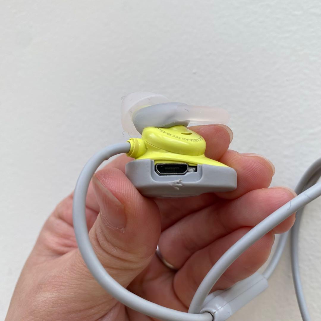 Bose SoundSport ワイヤレスイヤホン グレー・イエロー