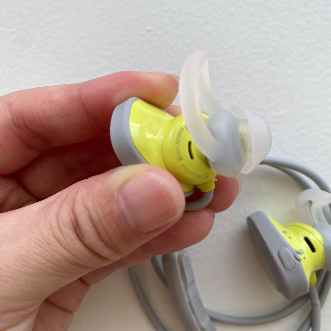 Bose SoundSport ワイヤレスイヤホン グレー・イエロー