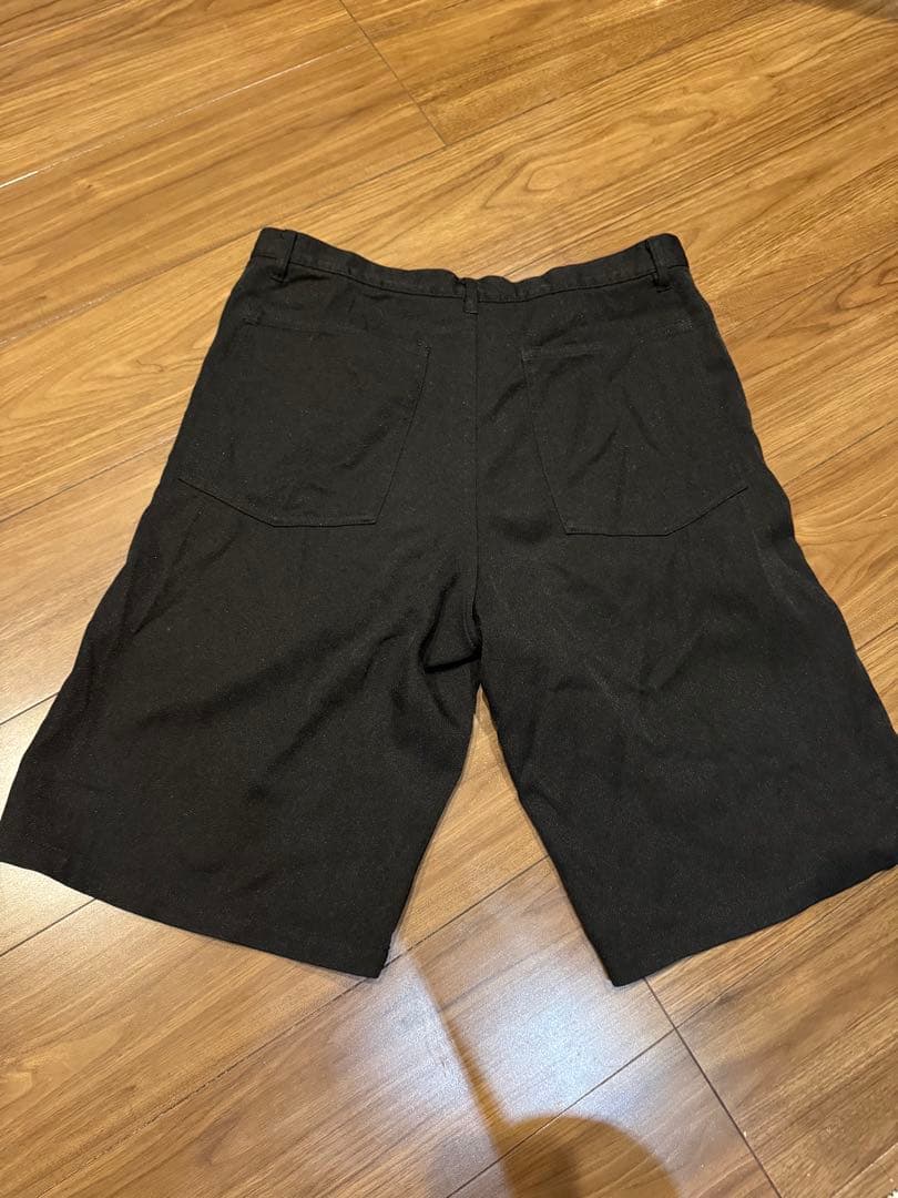 25ss コムデギャルソンシャツ ショーツ ポリエステル縮絨 ポリ縮