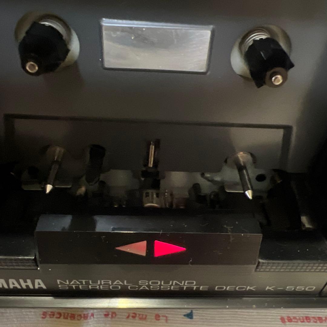 YAMAHA K-550 カセットデッキ動作品保証有 新品テープ2本付属超お買得