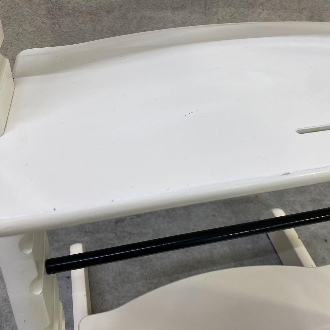 STOKKE トリップトラップ ハイチェア ホワイト ベビーチェア