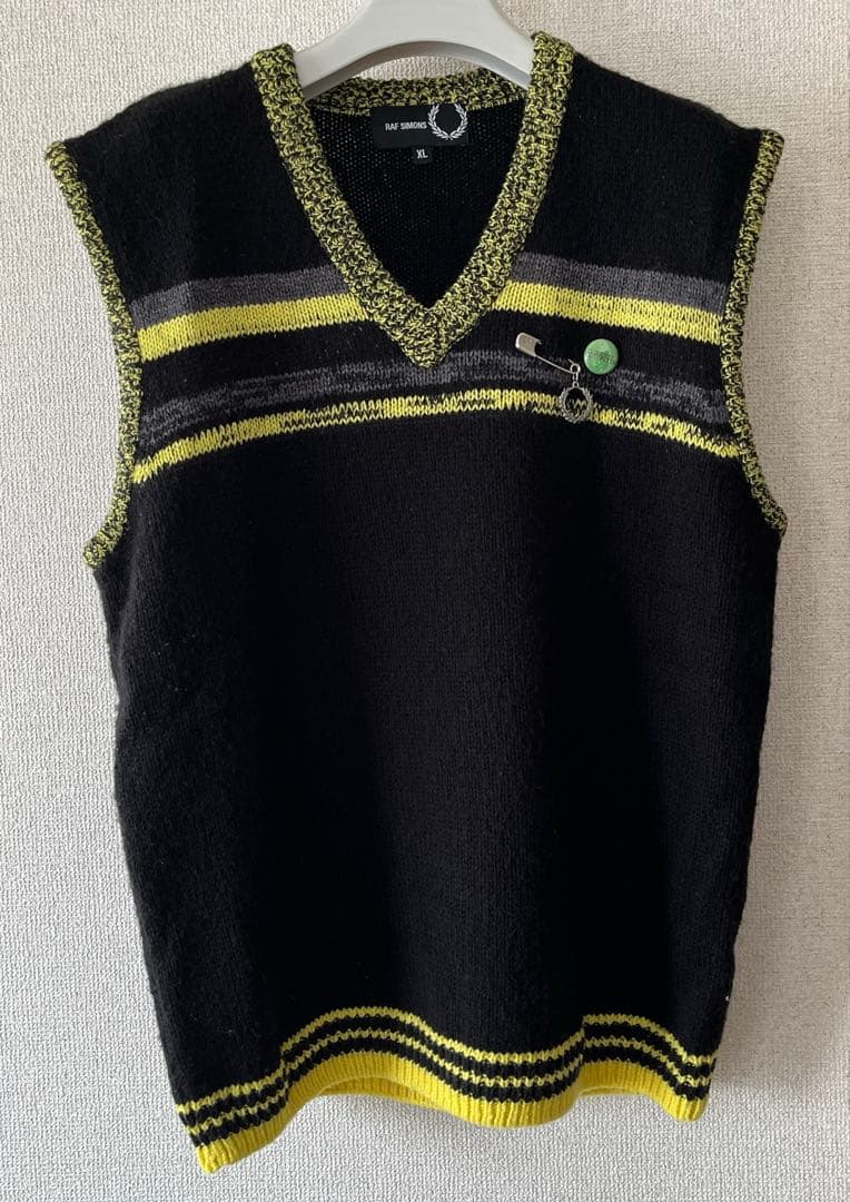 【R.o☆】RAF SIMONS × FRED PERRY ニットベスト