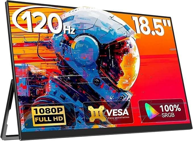 18.5インチ 120Hz モバイルモニター Newsoul FHD 1080P