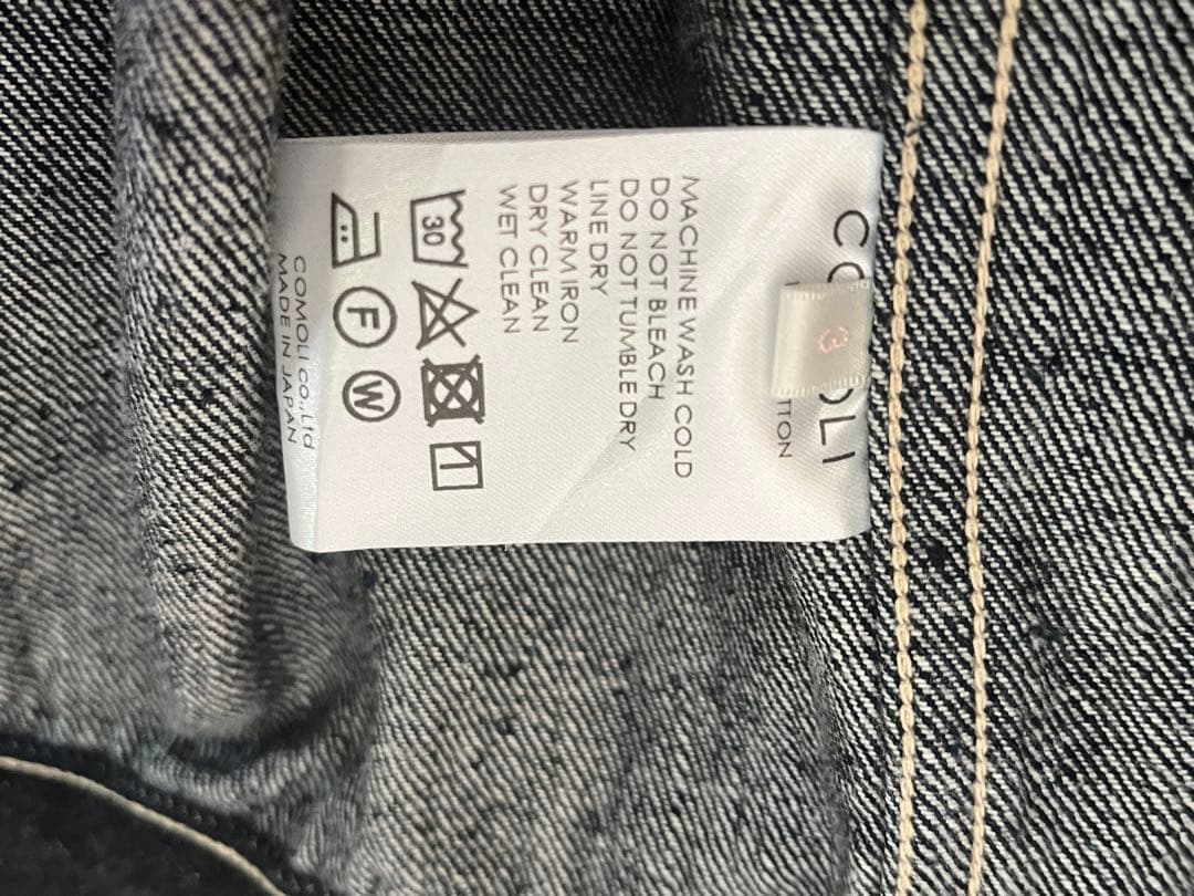 【はてなっち】COMOLI 24AW デニム ジャケット サイズ3