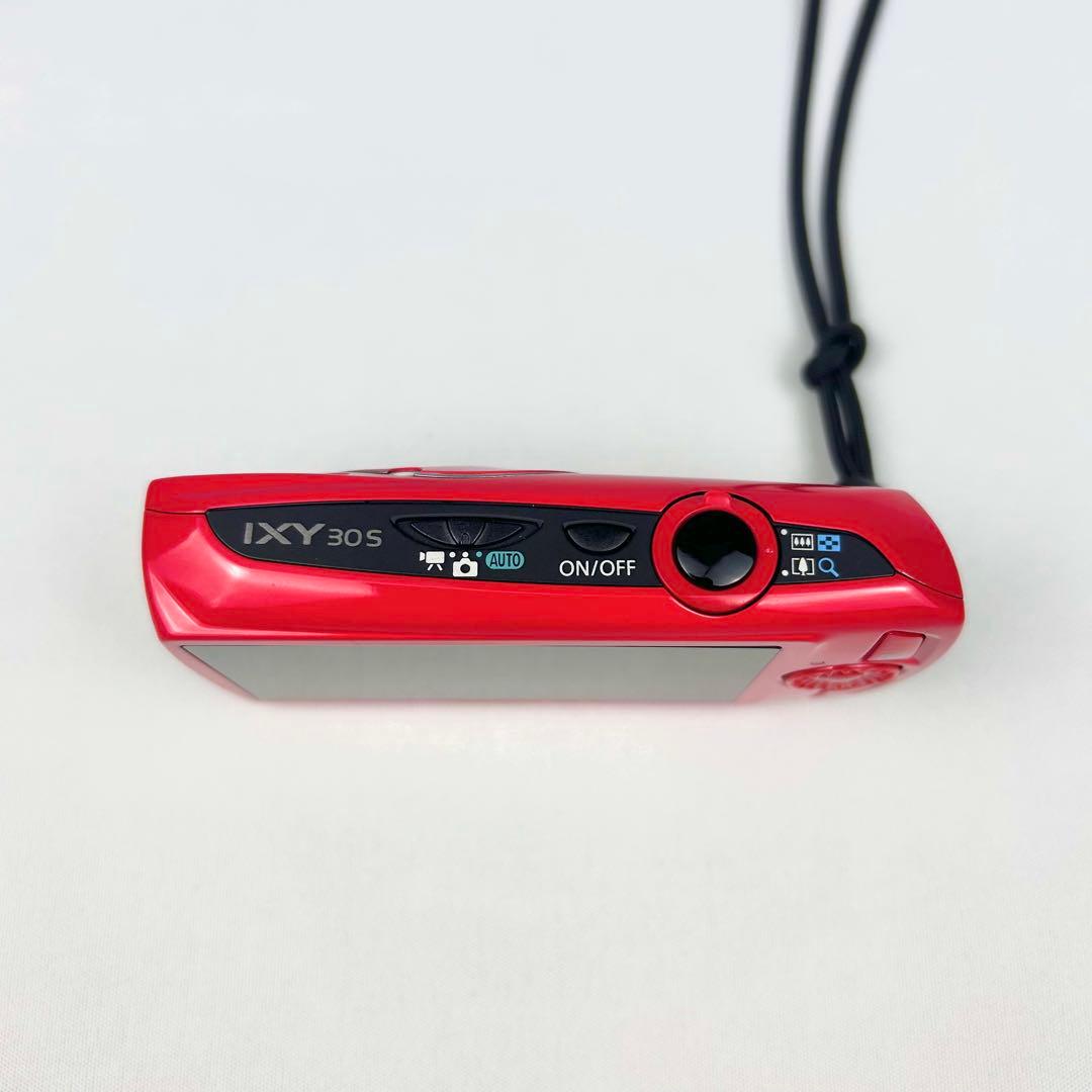 【美品】Canon キャノン IXY 30S レッド 赤 コンデジ 動作確認済