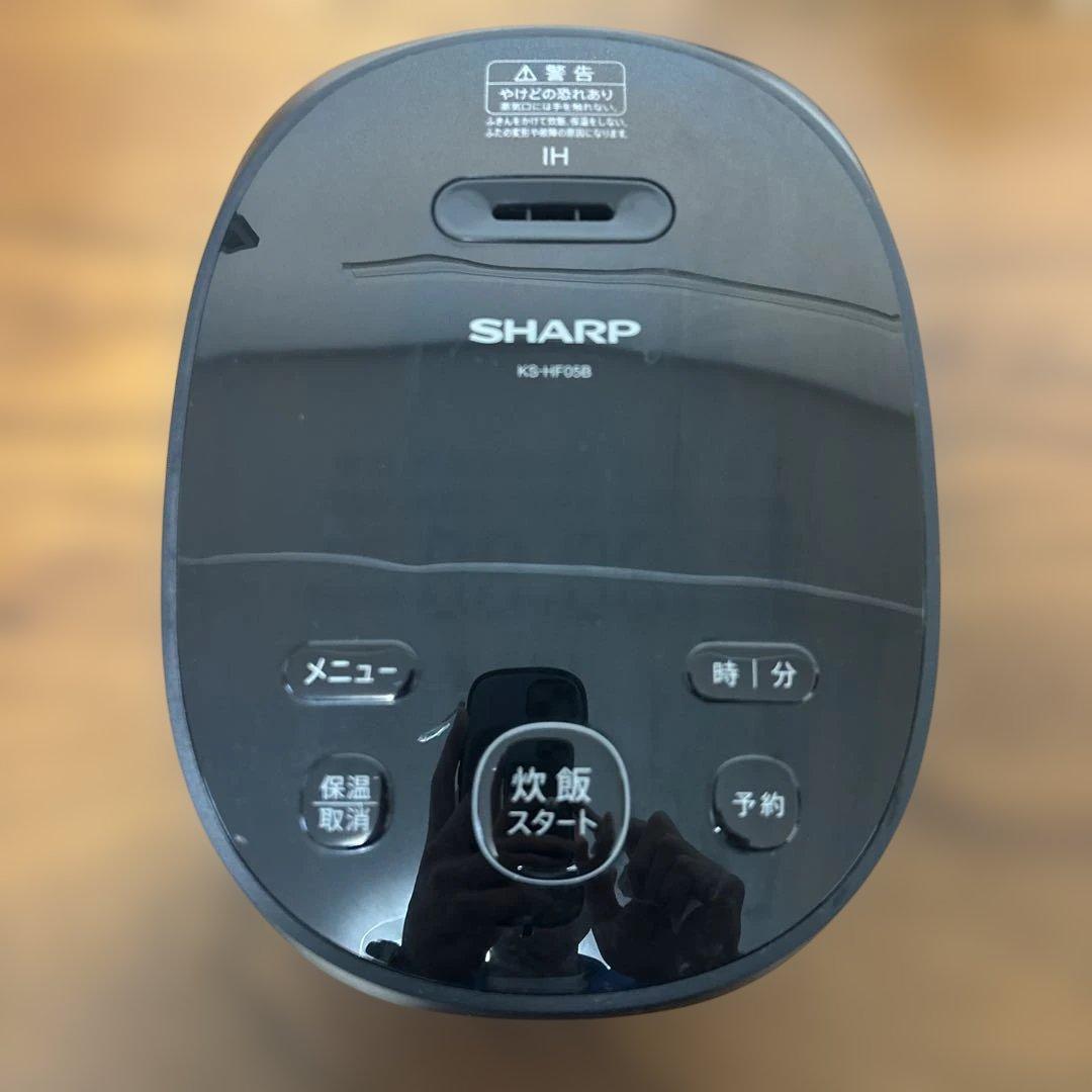 美品2023年製SHARP IH炊飯器 3合焚きKS-HF06B