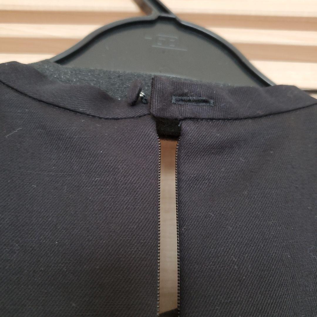 中川政七商店　重ね襞のワンピース&ジャケット　黒　フォーマル