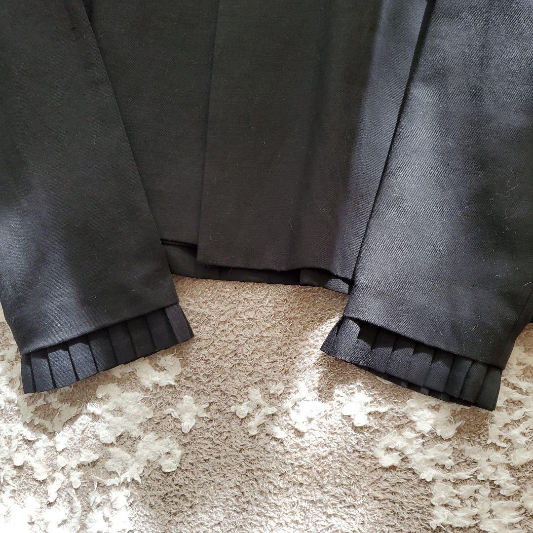 中川政七商店　重ね襞のワンピース&ジャケット　黒　フォーマル