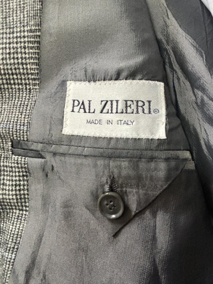 J767★パルジレリ ゼニア ジャケット ブレザー52大きいXL グレンチェック