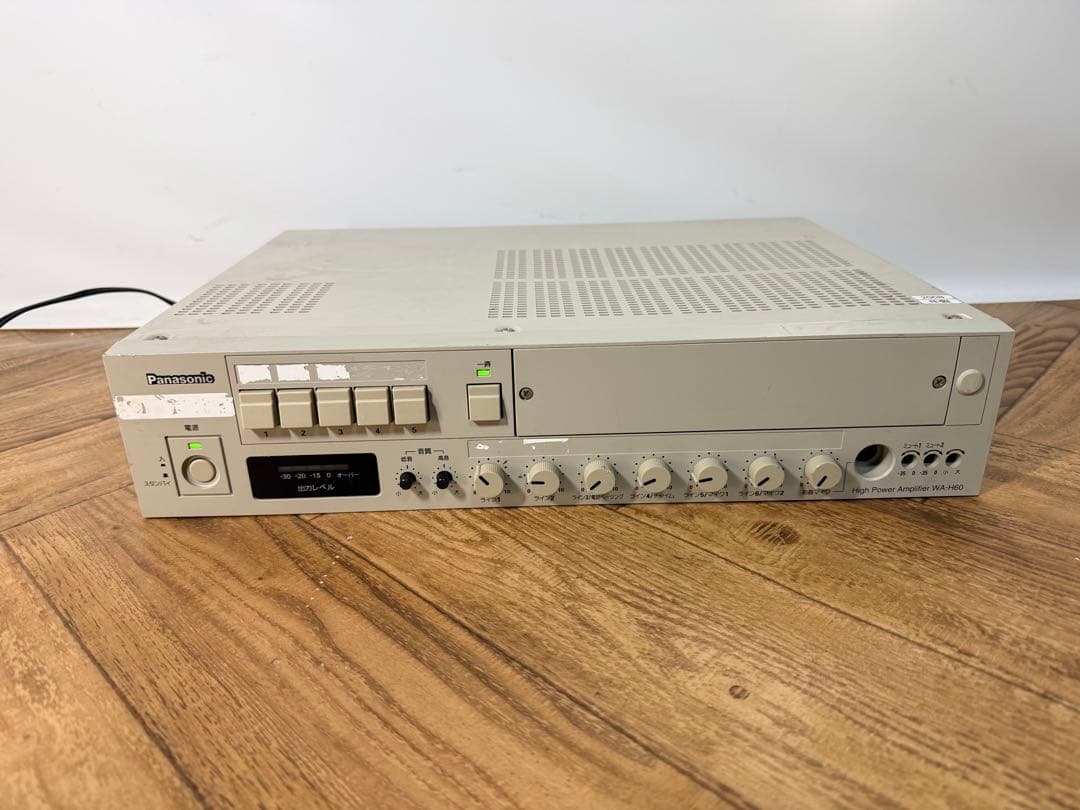 ◆音出しOK◆Panasonic◆ハイパワーアンプ◆WA-H60◆音響機材◆