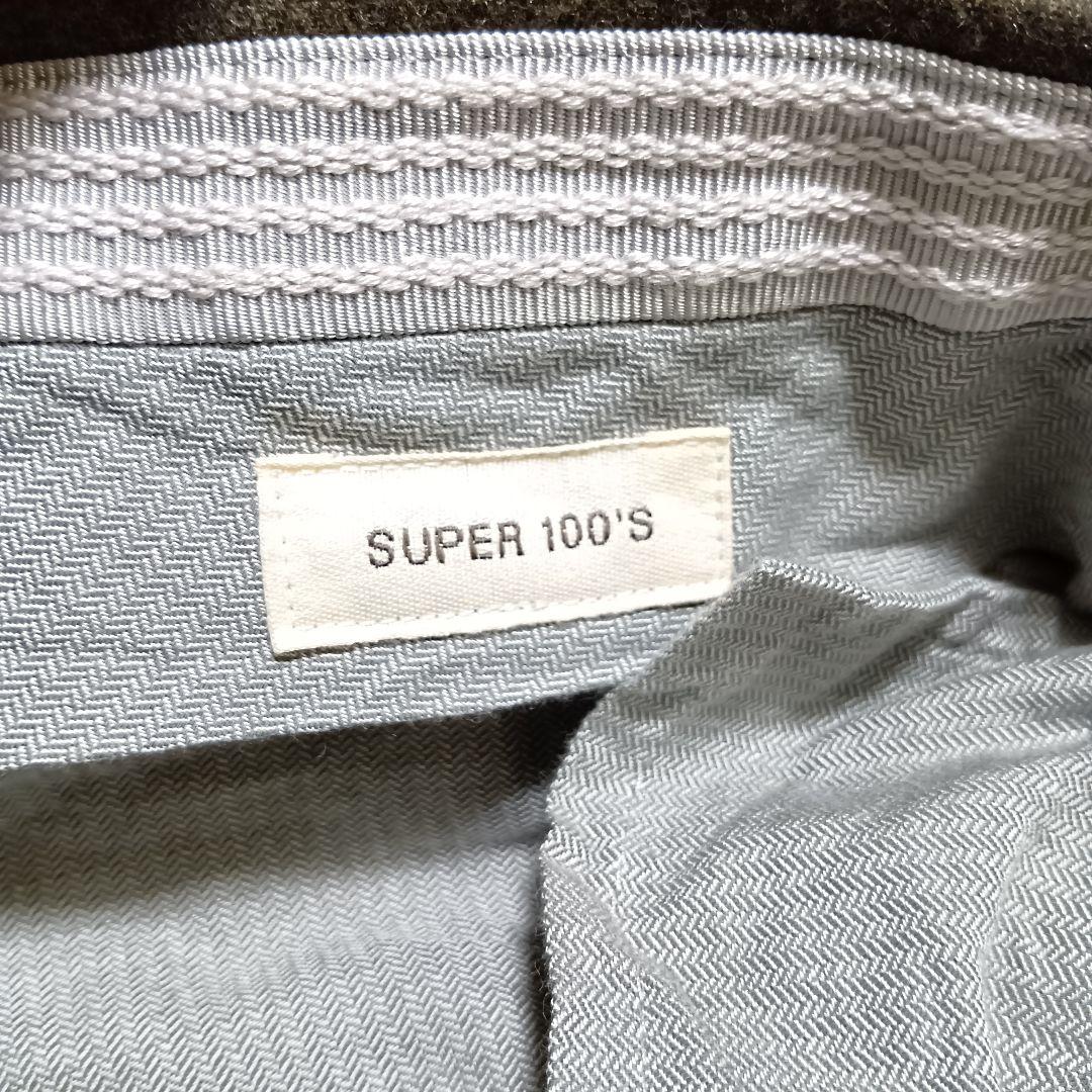 INCOTEX Super100 42 035型 フランネル ウールスラックス