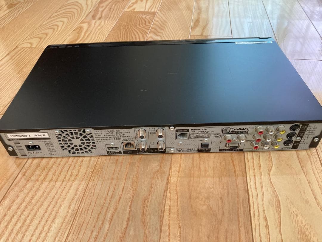 動作確認済 Panasonic DIGA DMR-XW120 DVDレコーダー