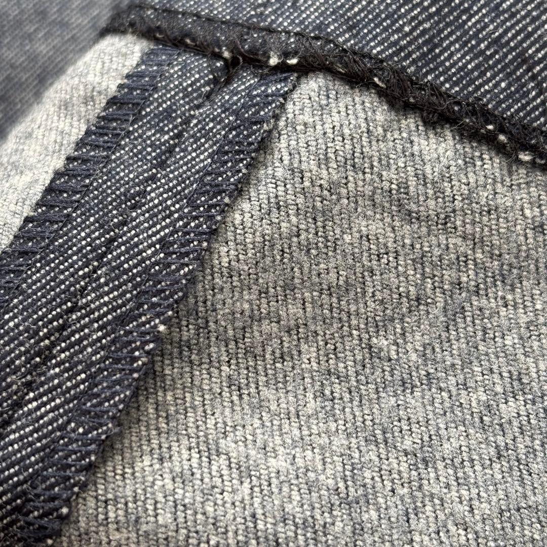 PT01 デニム調 スラックス 46 EVO FIT ストレッチ　ルーマニア製