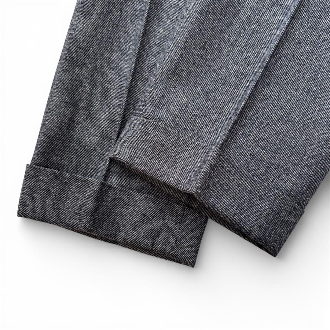 PT01 デニム調 スラックス 46 EVO FIT ストレッチ　ルーマニア製