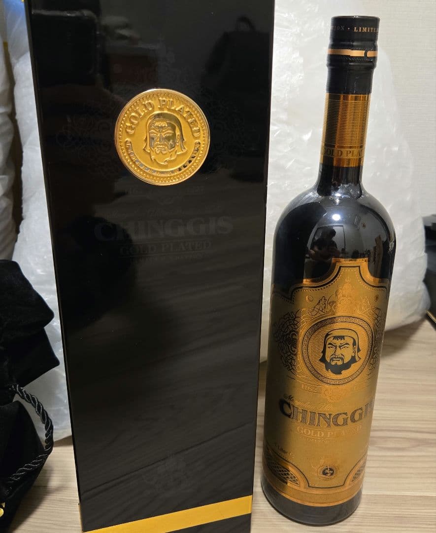 チンギスCHINGGIS GOLD PLATED高級ウォッカ