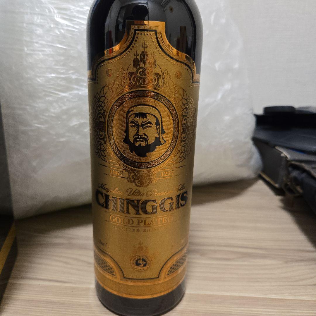 チンギスCHINGGIS GOLD PLATED高級ウォッカ
