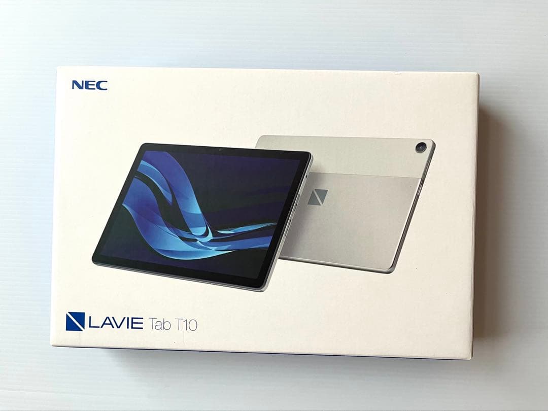 タブレット　NEC LAVIE Tab T10 シルバー/ホワイト カバー付き