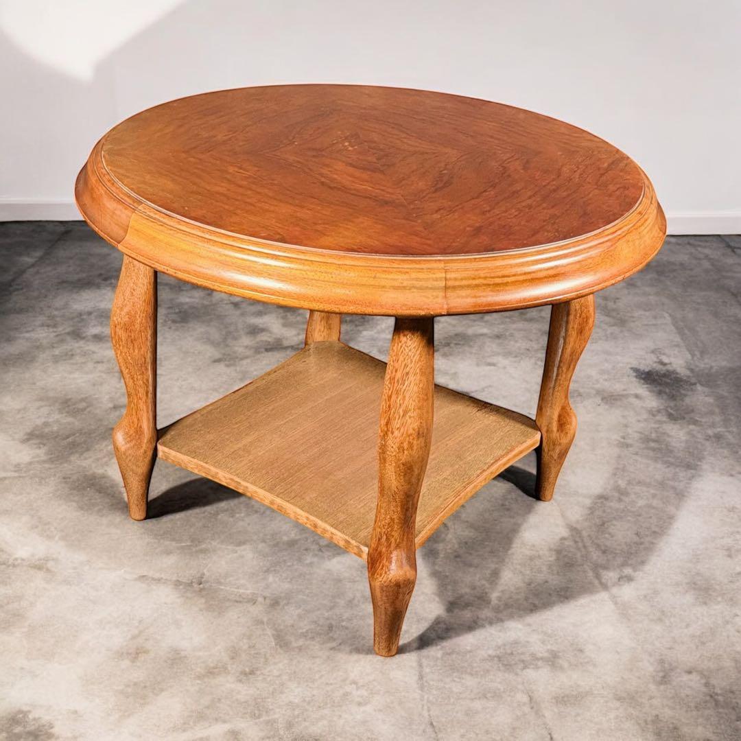 HR737 【ビンテージ】　マルニ木工　サイドテーブル　丸テーブル