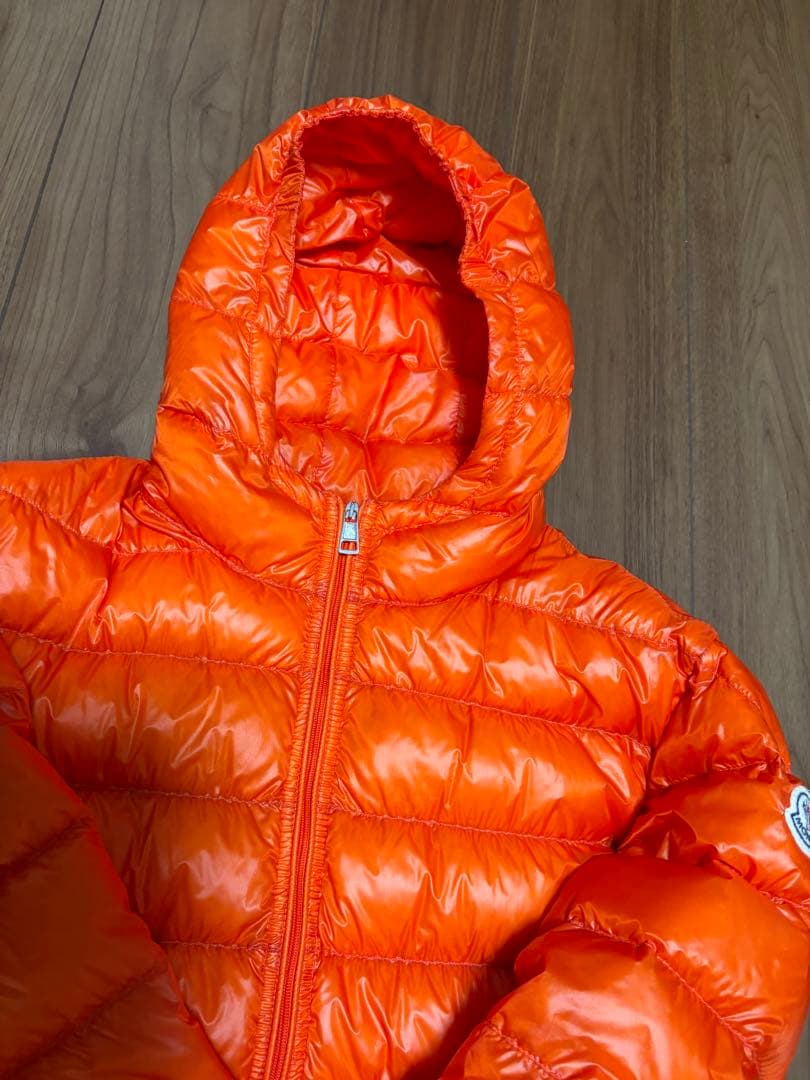 MONCLER モンクレール ダウンジャケット　薄手　サイズ1 オレンジ