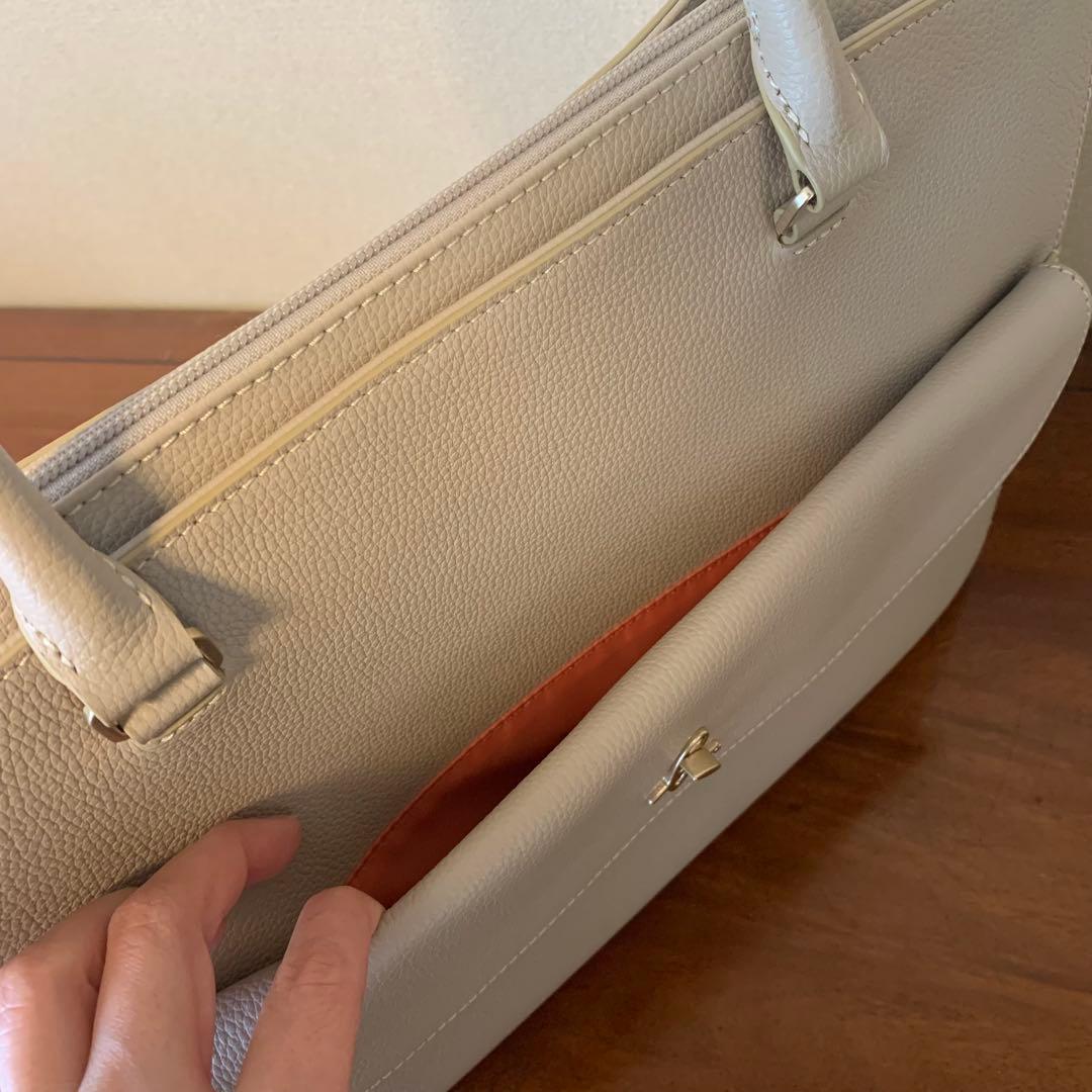 【nao】アニエスベー　牛革　バッグ　ビジネスバッグ