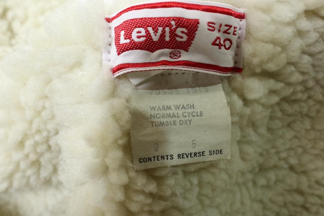 Levi's 70s USA製 コーデュロイボアジャケット 40 ■25H26