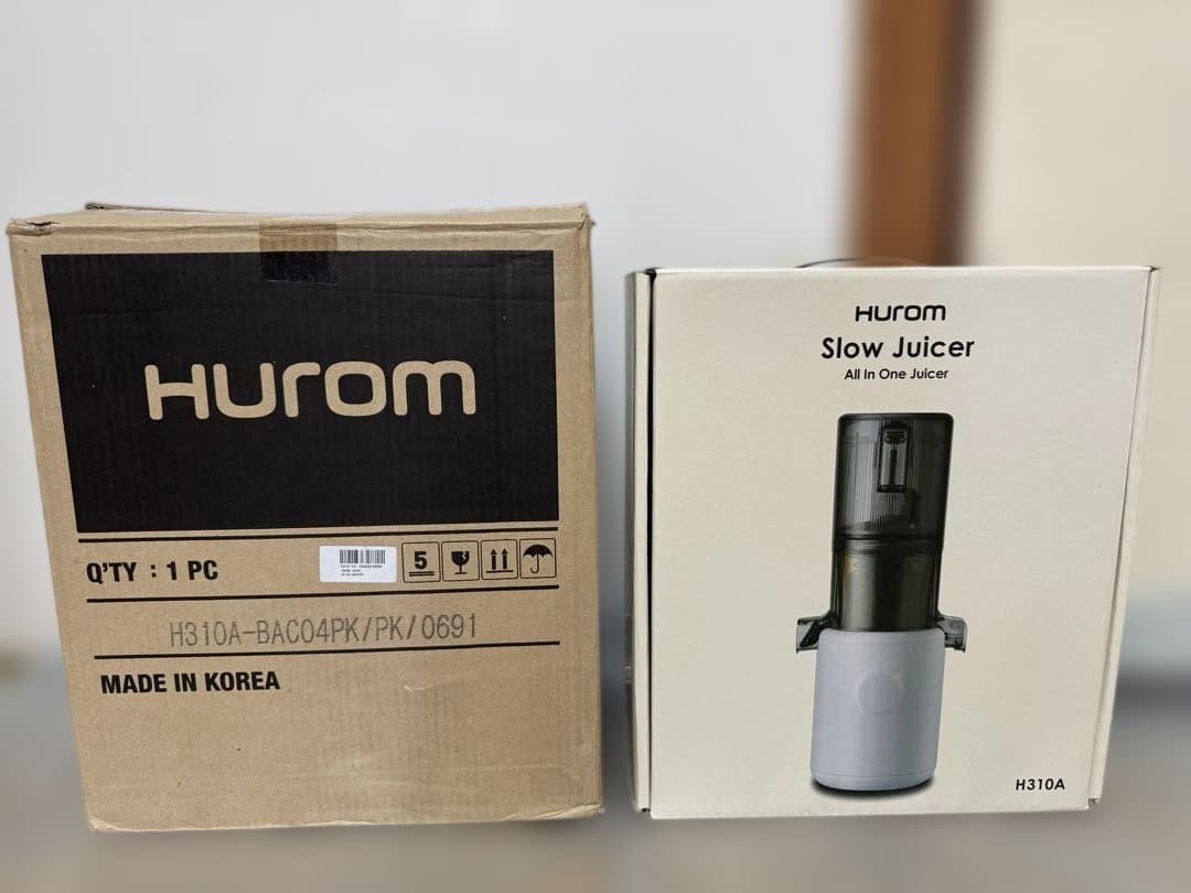 HUROM ジューサー H310A 美品 ホワイト