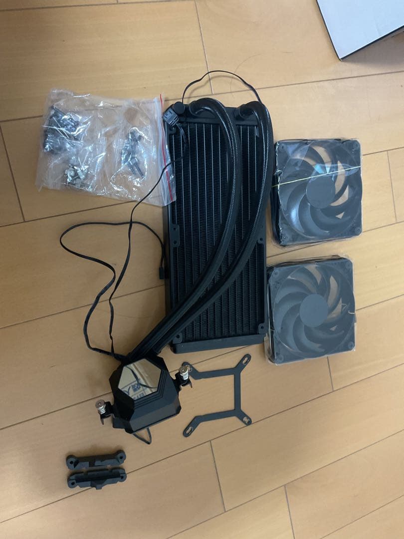 簡易水冷cpuクーラー二個セット