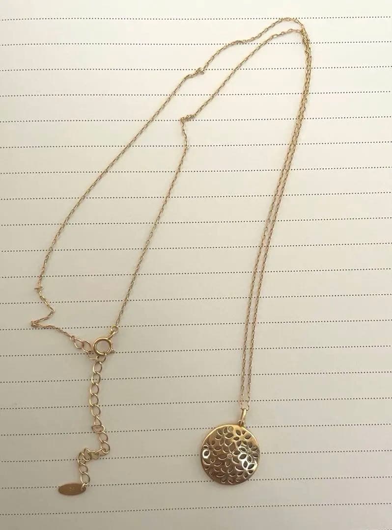 ハ*ロ様 ✨SALE✨ 10Kダイヤモンド 花模様 型　ネックレス