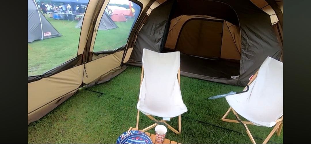 ColemanアテナLDXトンネル2ルームハウス・インナーマット付き♪