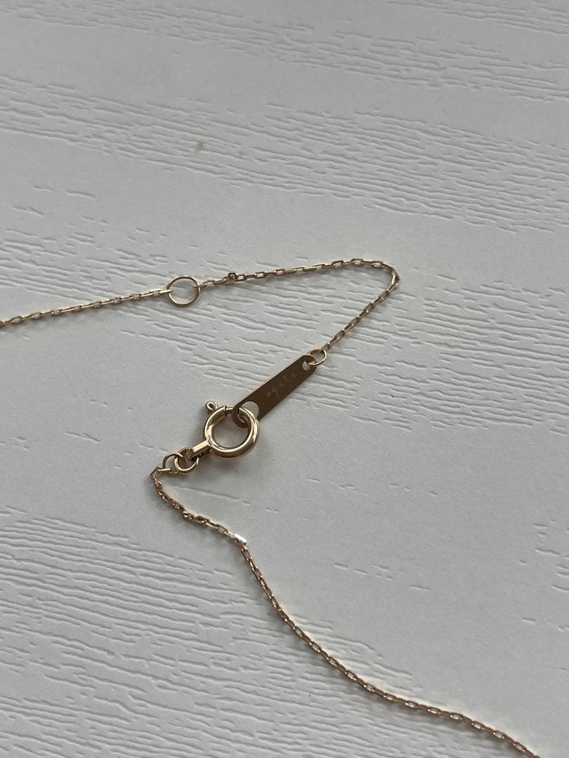 agete K10 ネックレス 保証書付き