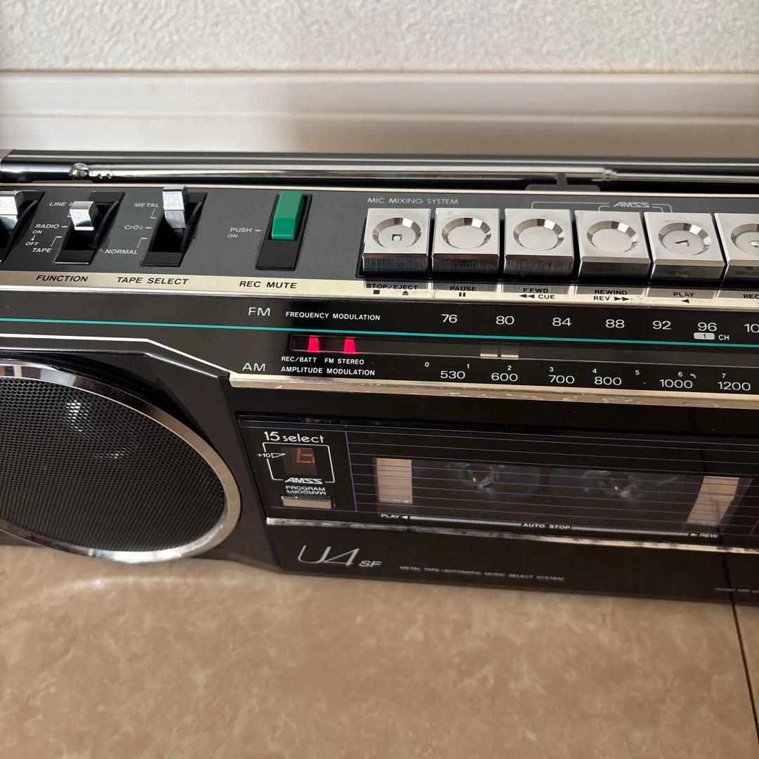 ★当時物★ SANYO MR-U4SF ラジカセ