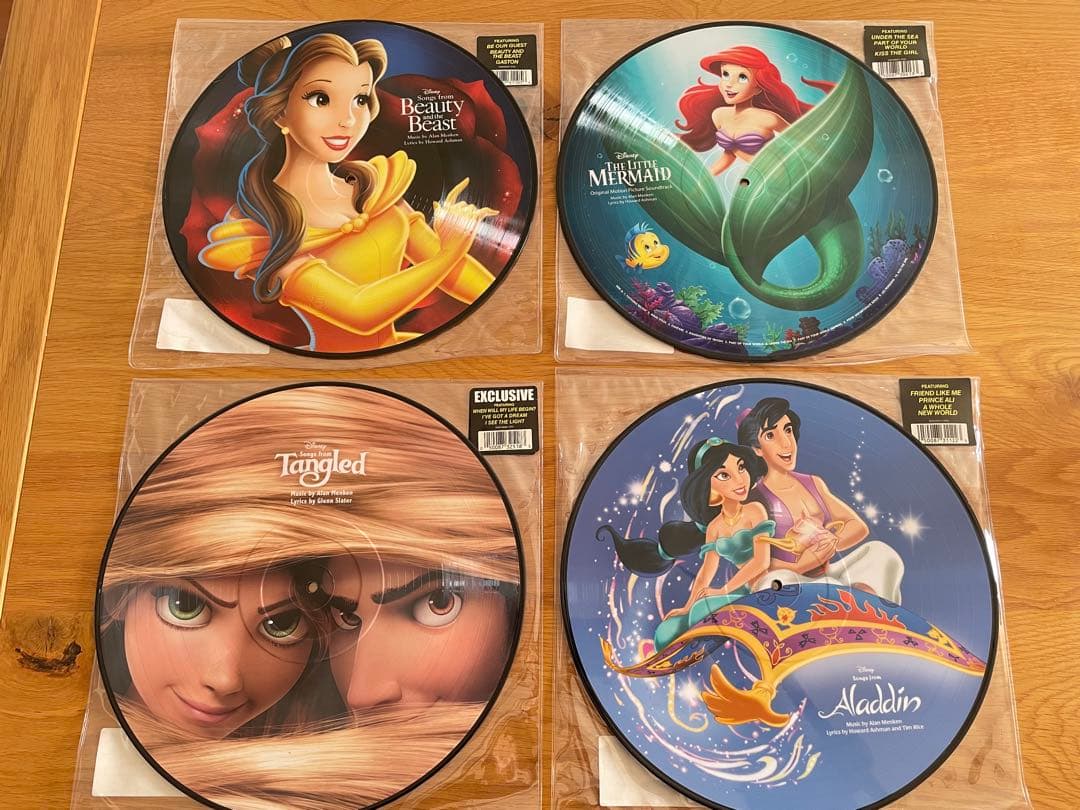 ディズニーピクチャーレコード　D23、4枚セット　針落としなし