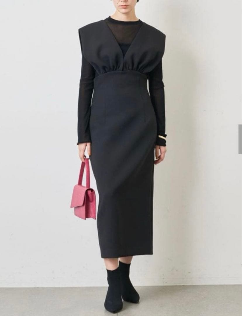 Whim Gazette(ウィム ガゼット) Vジャンスカワンピース