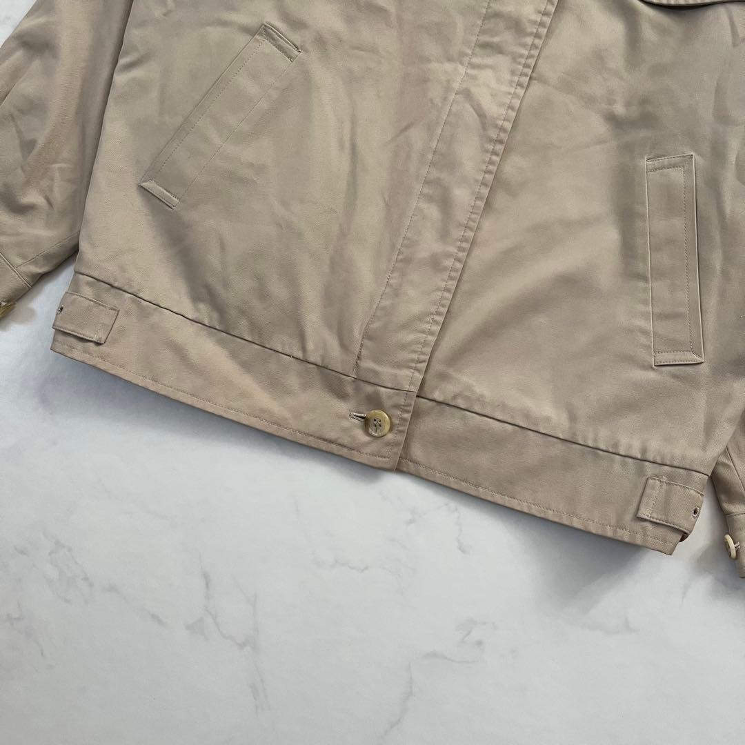 希少デザイン　バーバリーズ　ハリントンジャケット　ベージュ　Lサイズ相当