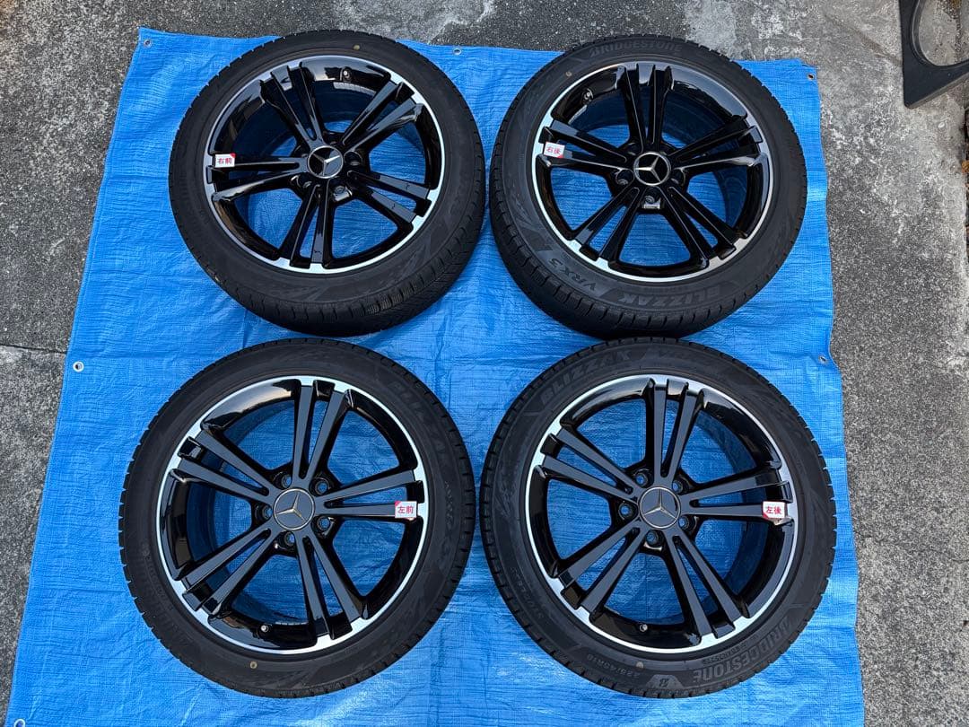 ベンツ ブリザック VRX3 スタッドレス純正ホイールセット FT