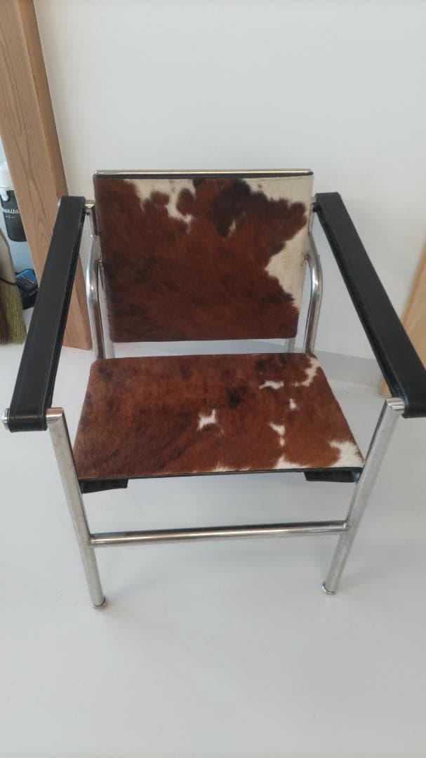 ルコルビジェ　ハラコ　毛皮　LC1　スリングチェア