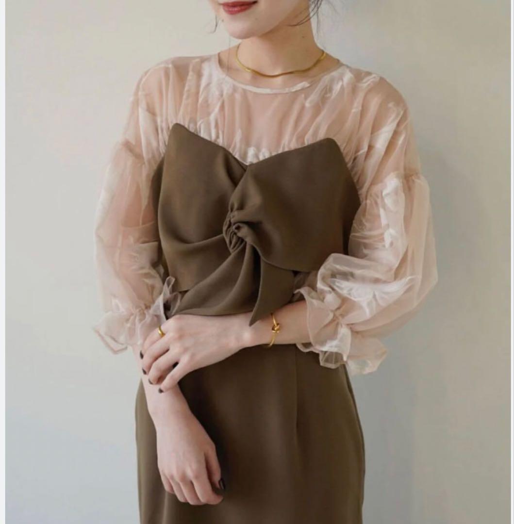 【早い者勝ち】Acka sheer puff dress size1