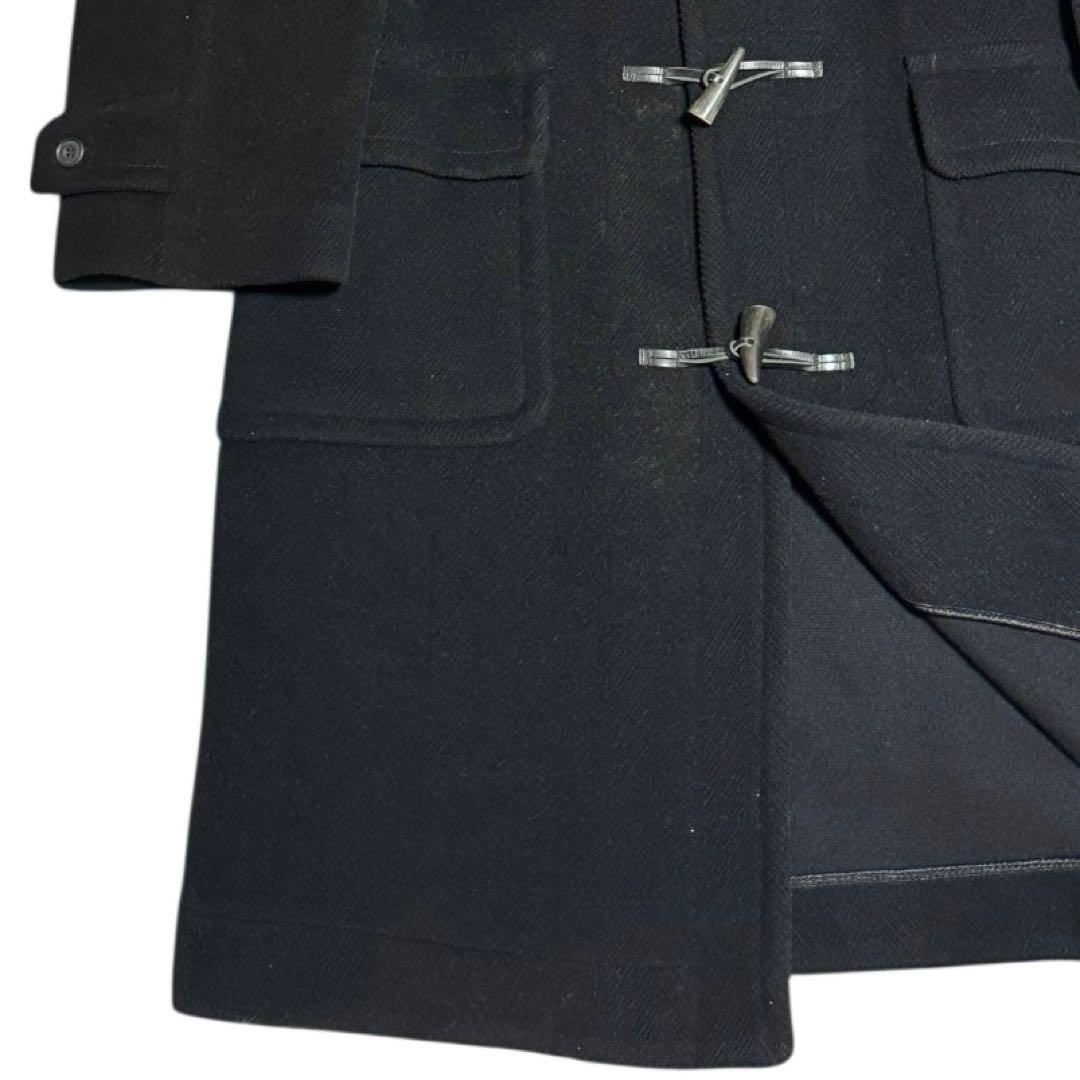 MONTGOMERY 英国製 ダッフルコート ヘリンボーン チベット社 38 黒