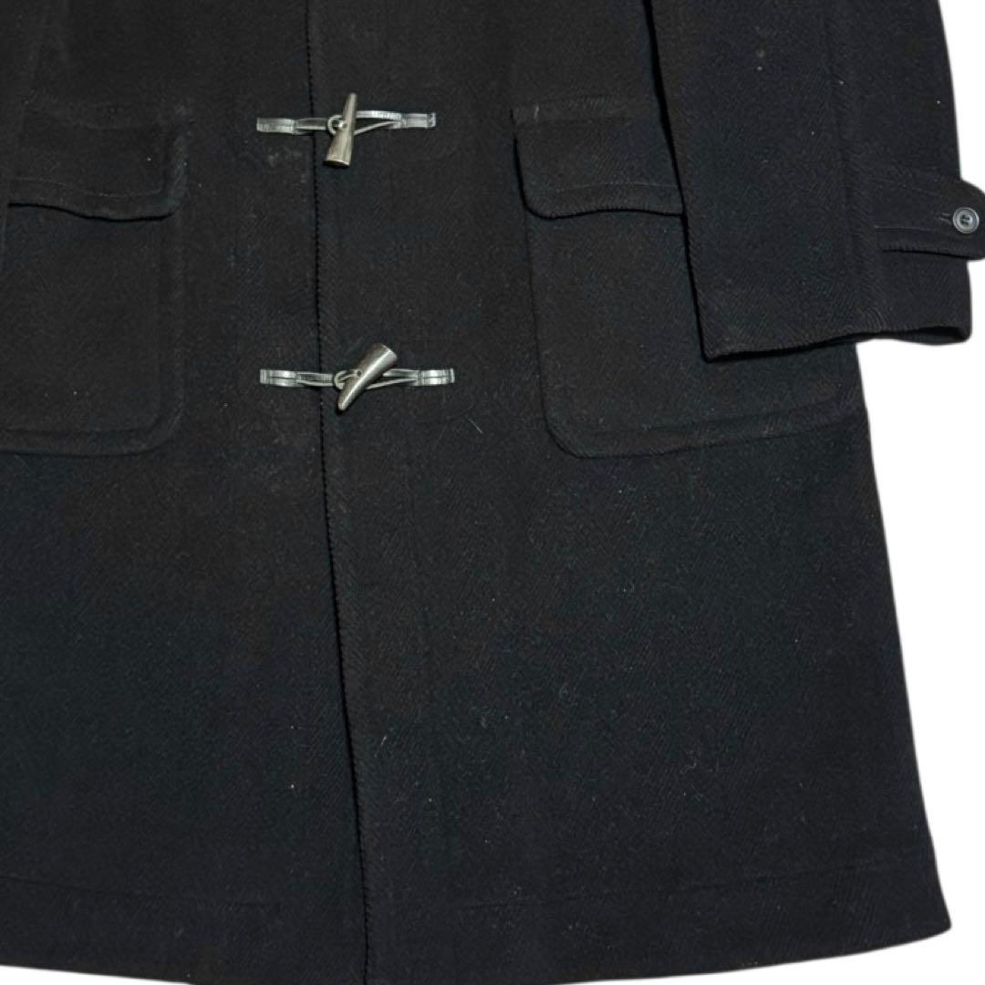 MONTGOMERY 英国製 ダッフルコート ヘリンボーン チベット社 38 黒