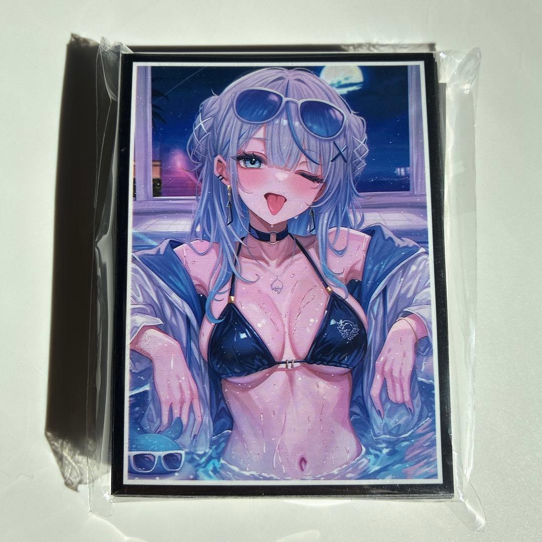 【雨宮ルカ】プレイマット プレマ スリーブ 水着 ホロライブ ビキニ コスプレ