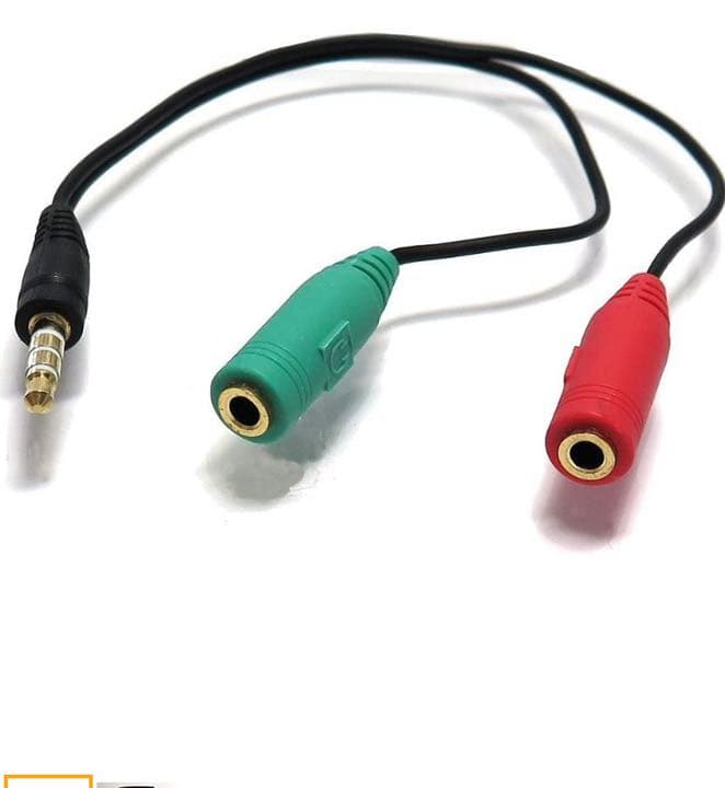 SSA製 3.5mm4極 音声・マイク分岐送料込