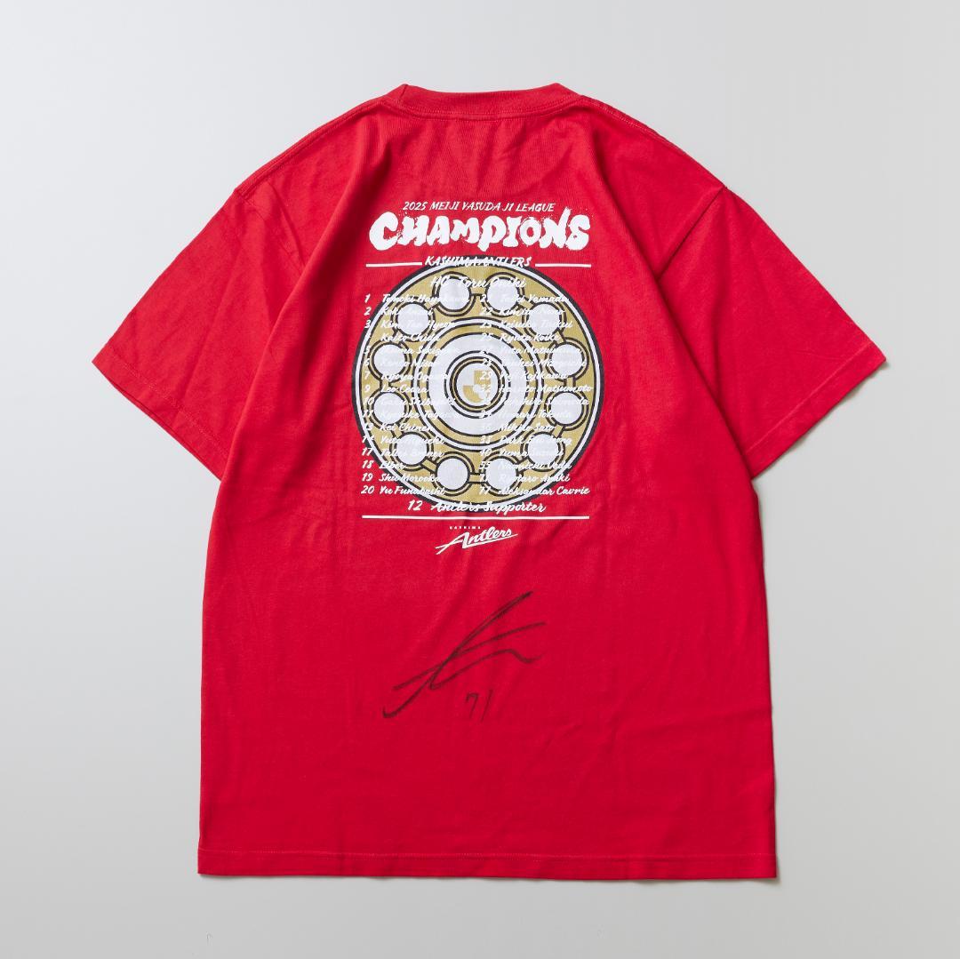 s*e様 荒木 遼太郎選手のサイン入り「25Ｊ１リーグ優勝記念Tシャツ」