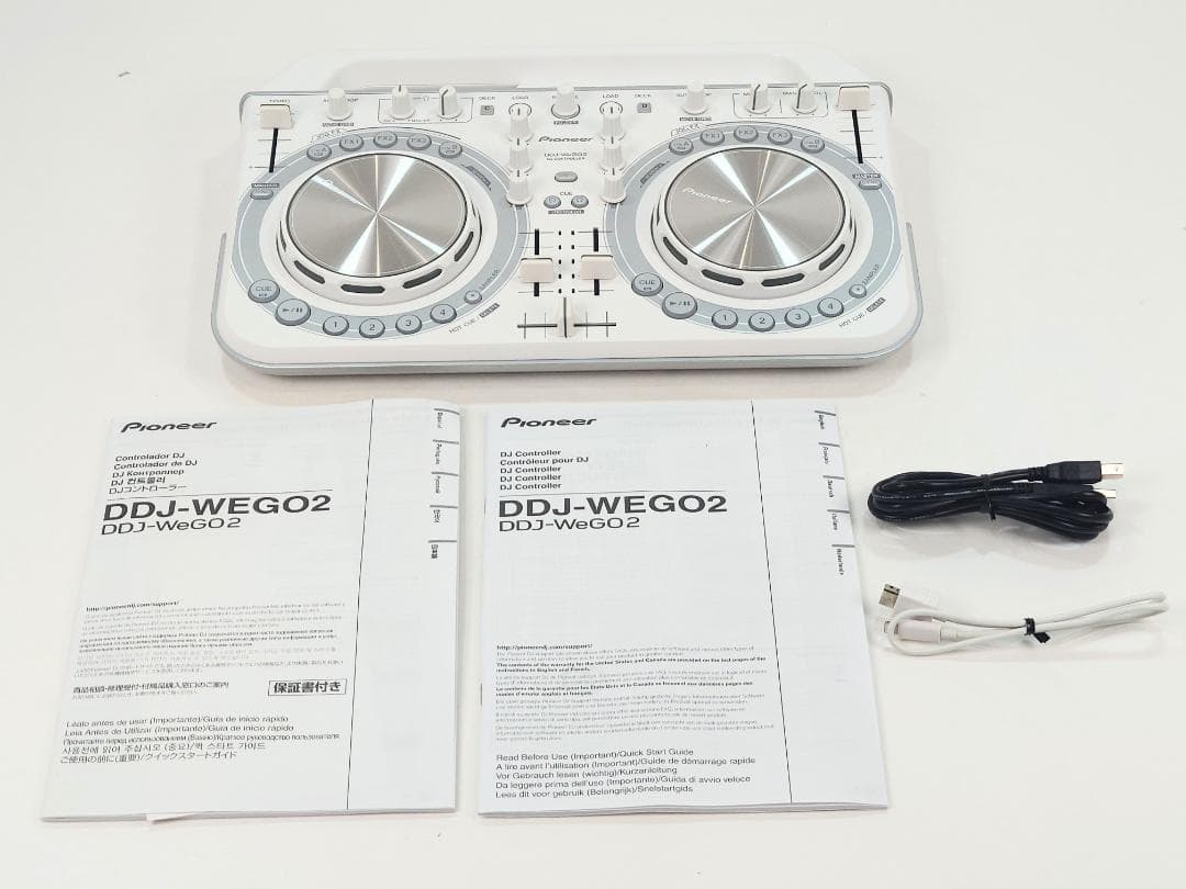 Pioneer DJコントローラー DDJ-WEGO2 -W ホワイト PCDJ