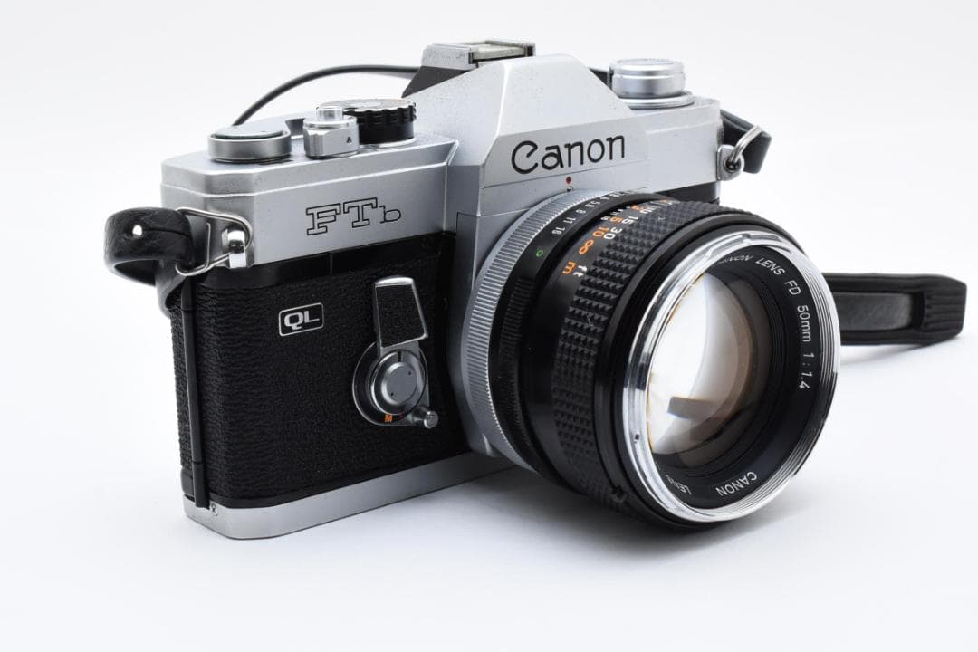 【完動品】Canon FTb QL FD50mm F1.4 フード付 1062