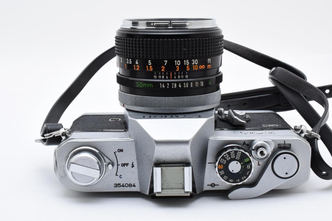 【完動品】Canon FTb QL FD50mm F1.4 フード付 1062