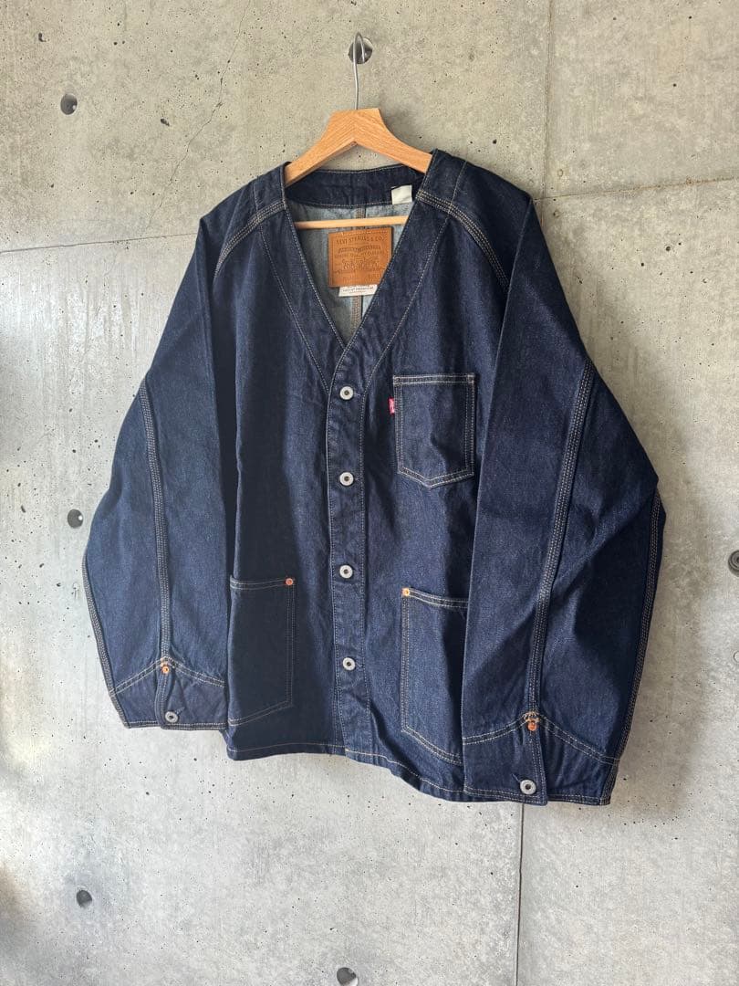 LEVIS UNION ENGINEER CARDIGAN ダークインディゴ