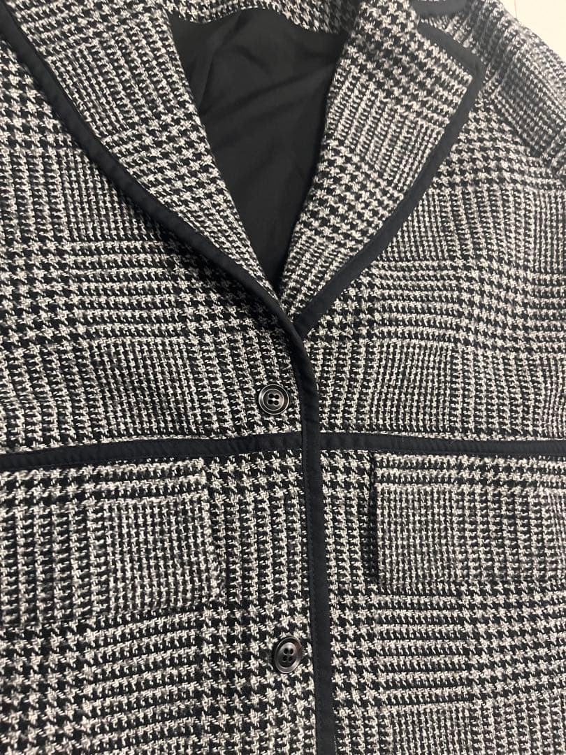 美品　ロージールーチェ TWEED TAILORED JACKET 黒　コート