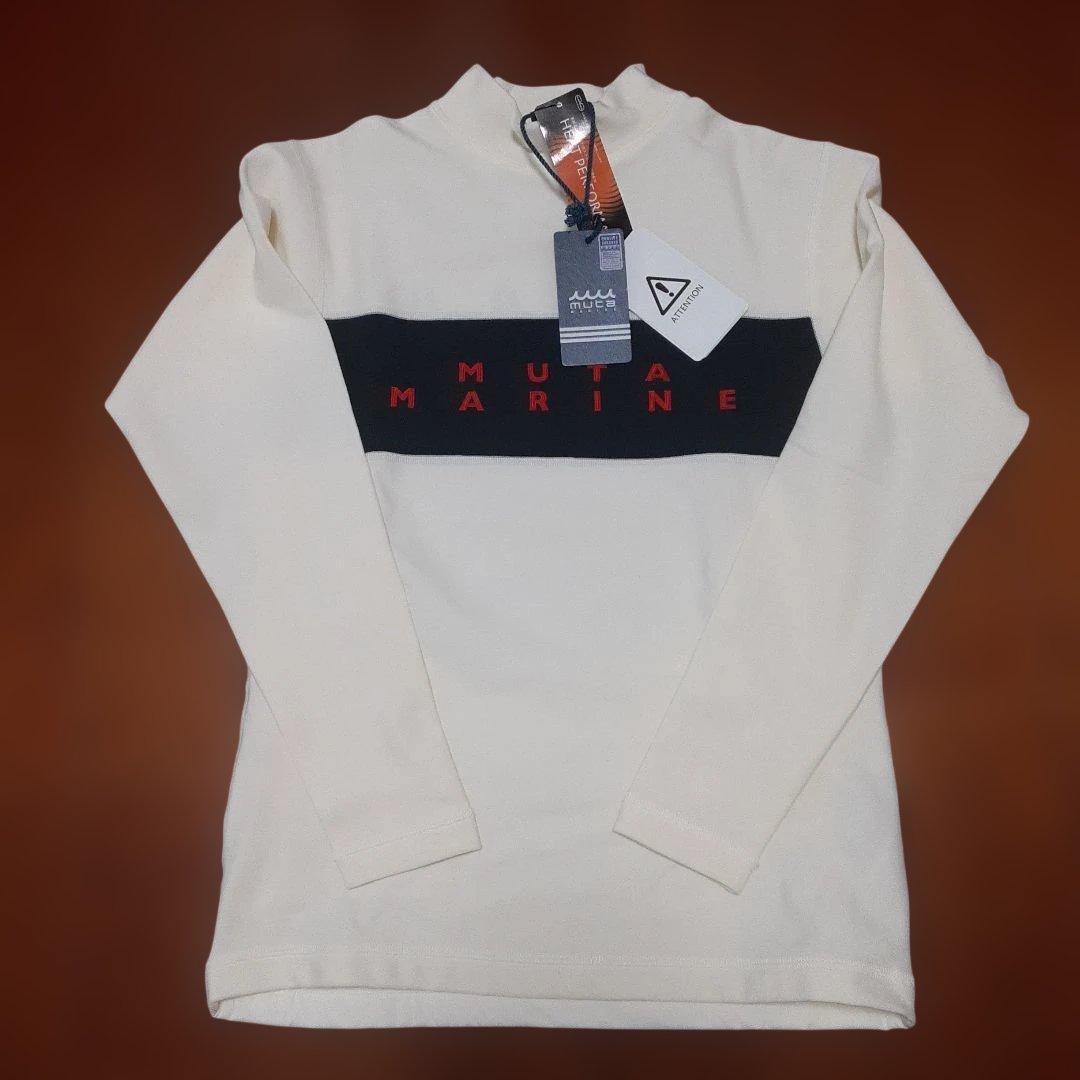 新品　MUTA MARINE 長袖ハイネック　裏起毛トレーナー0