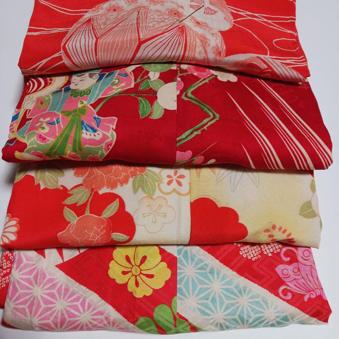 アンティーク長襦袢4枚まとめ